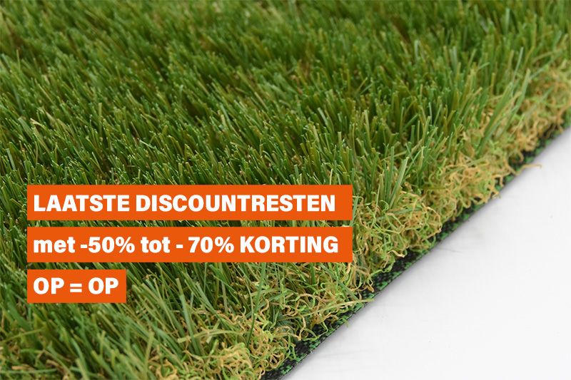 Kunstgras Inermis - Zeer zacht, donkergroen type kunstgras met naturelle uitstraling - Natuurlijk kunstgras